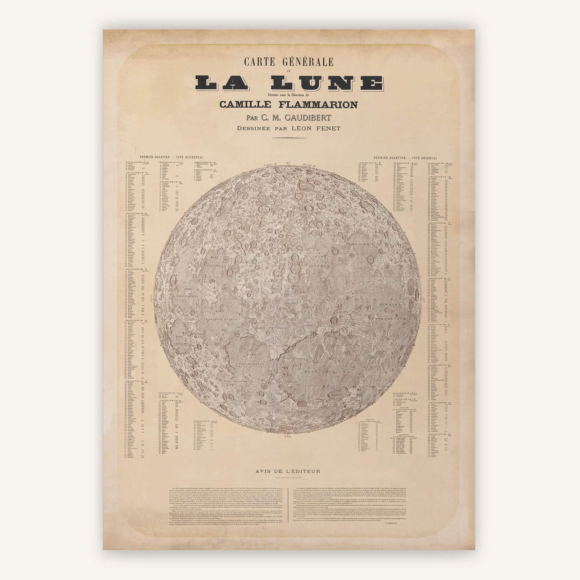 Affiche de la Lune 1887