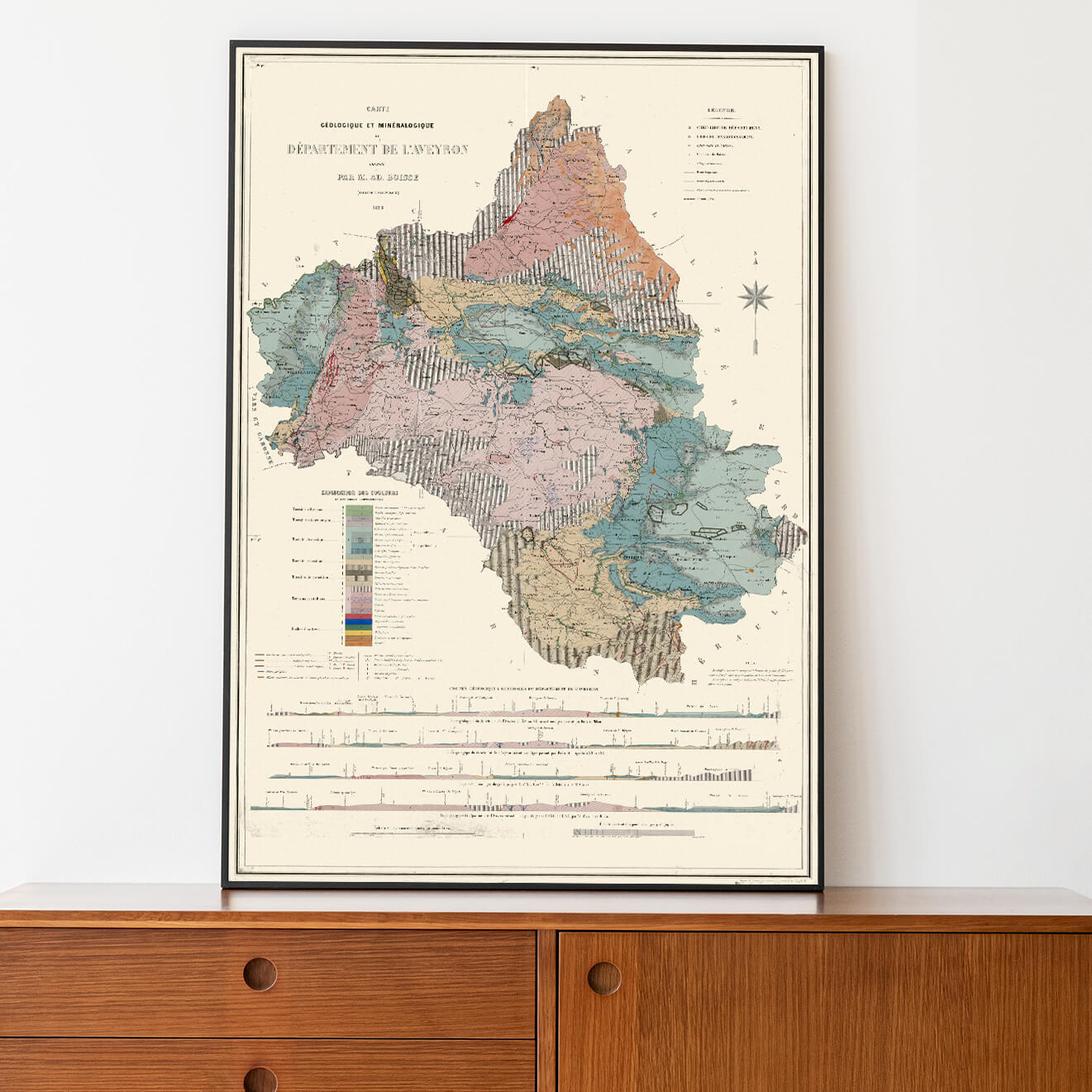 1830 - Marne - Carte ancienne du département 1830 - Marne - Carte ancienne du département