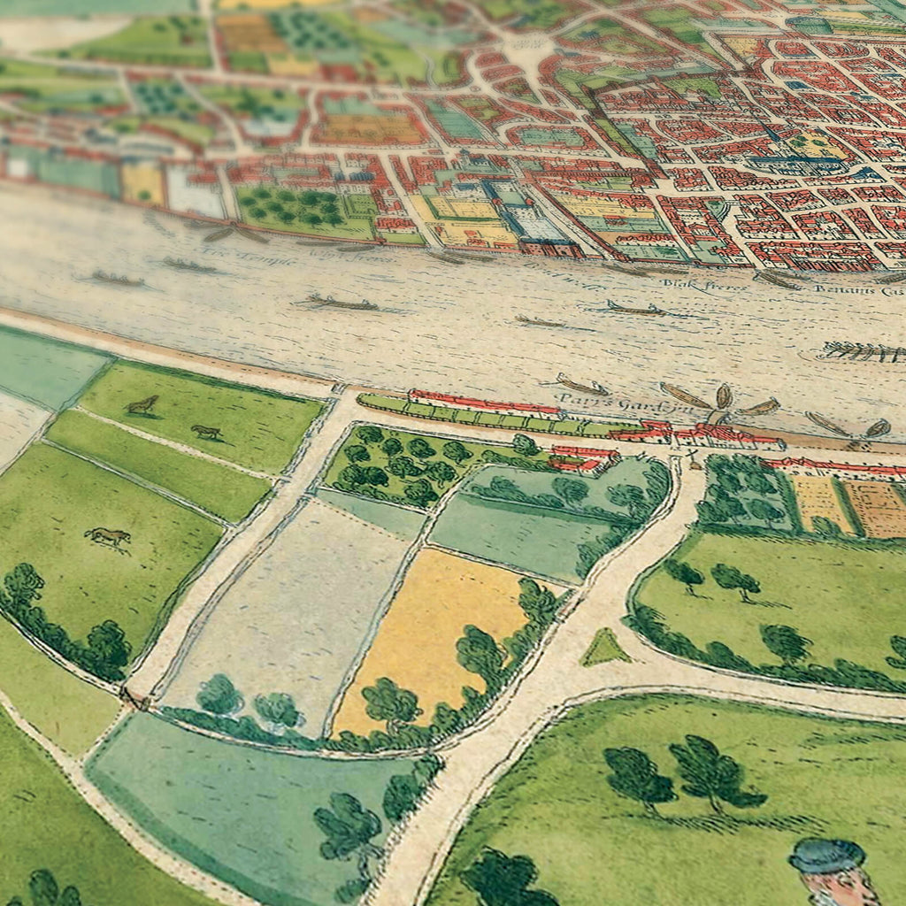 Affiche Londres 1645 - Cartopolo