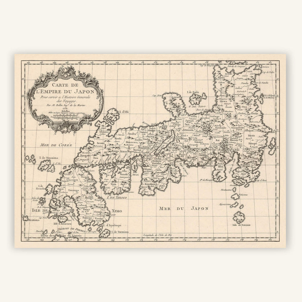 Affiche vintage Japon 1752 - Cartopolo