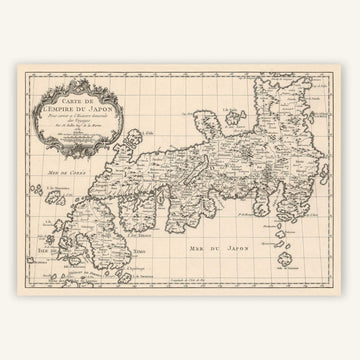 Affiche vintage Japon 1752 - Cartopolo