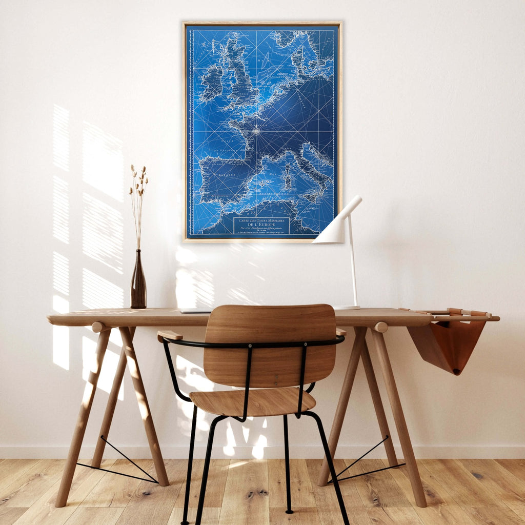 Tableau Europe 1756 - Aluminium - Cartopolo