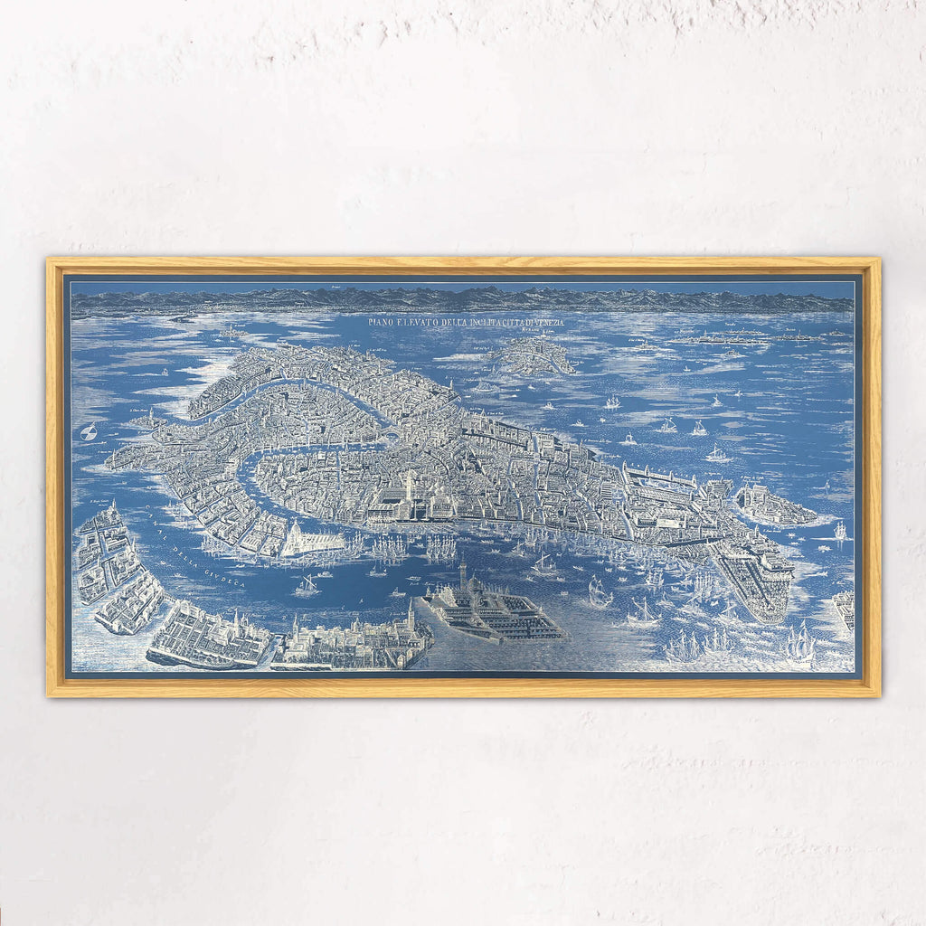 Tableau Venise XVIIIème - Aluminium - Cartopolo