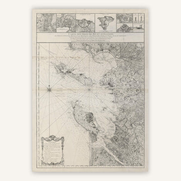 Affiche vintage îles de Ré et d'Oléron 1657 - Cartopolo