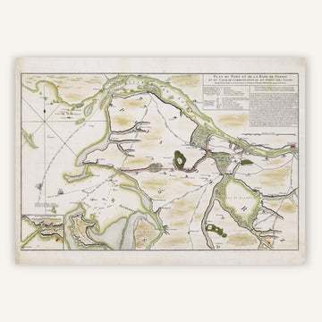 Affiche vintage Rade de Pornic XVIIème - Cartopolo
