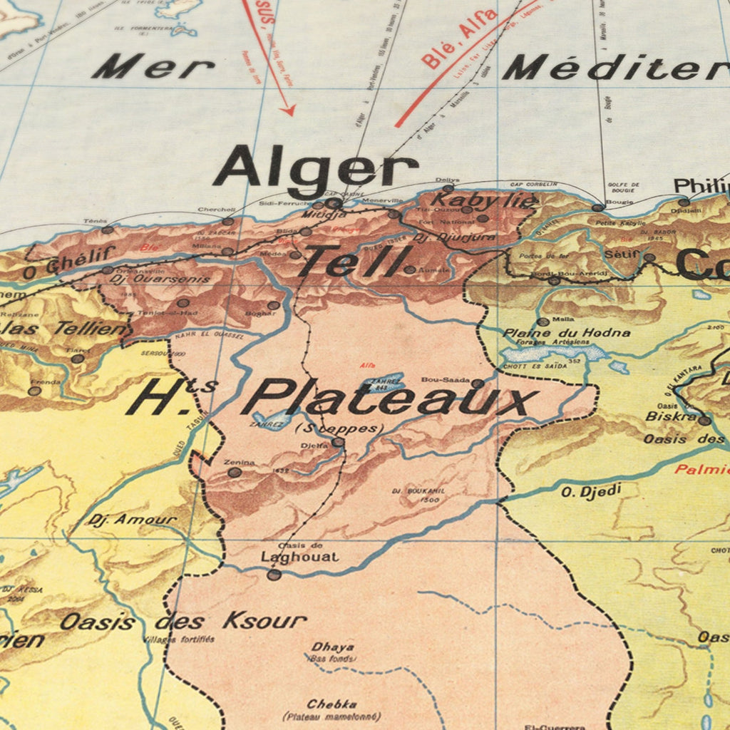Carte scolaire - Algérie, Tunisie - Cartopolo